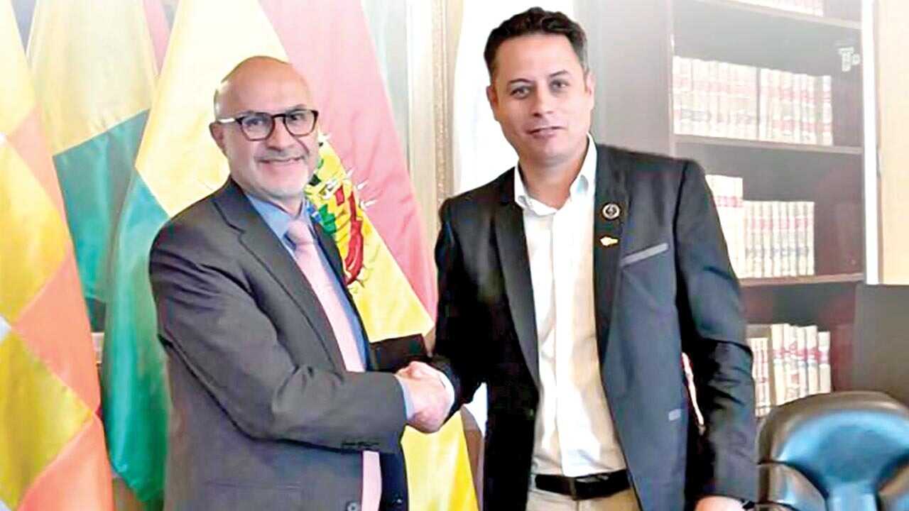 Lara y Lupo garantizan trabajo efectivo en Legislativo y Vicepresidencia de Bolivia