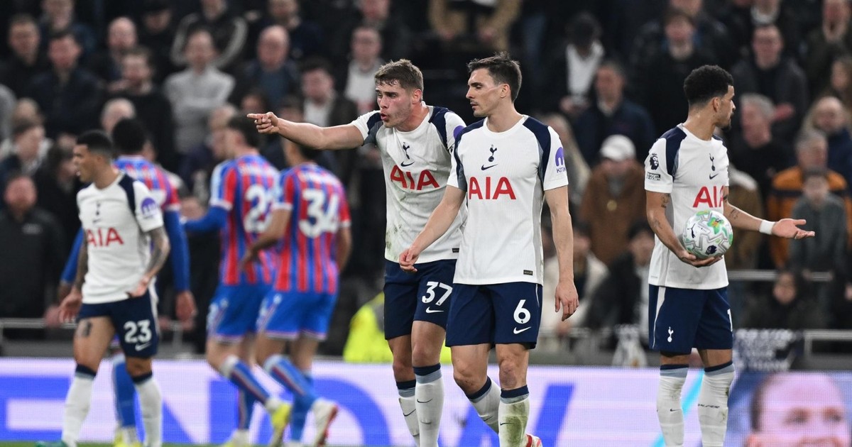 Tottenham pierde con Crystal Palace y se acerca al descenso en Premier League