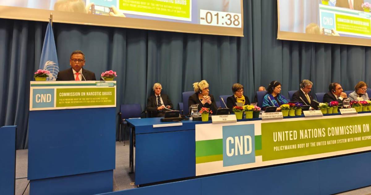Ministro Oviedo y viceministros participan en Comisión de Estupefacientes de ONU en Viena