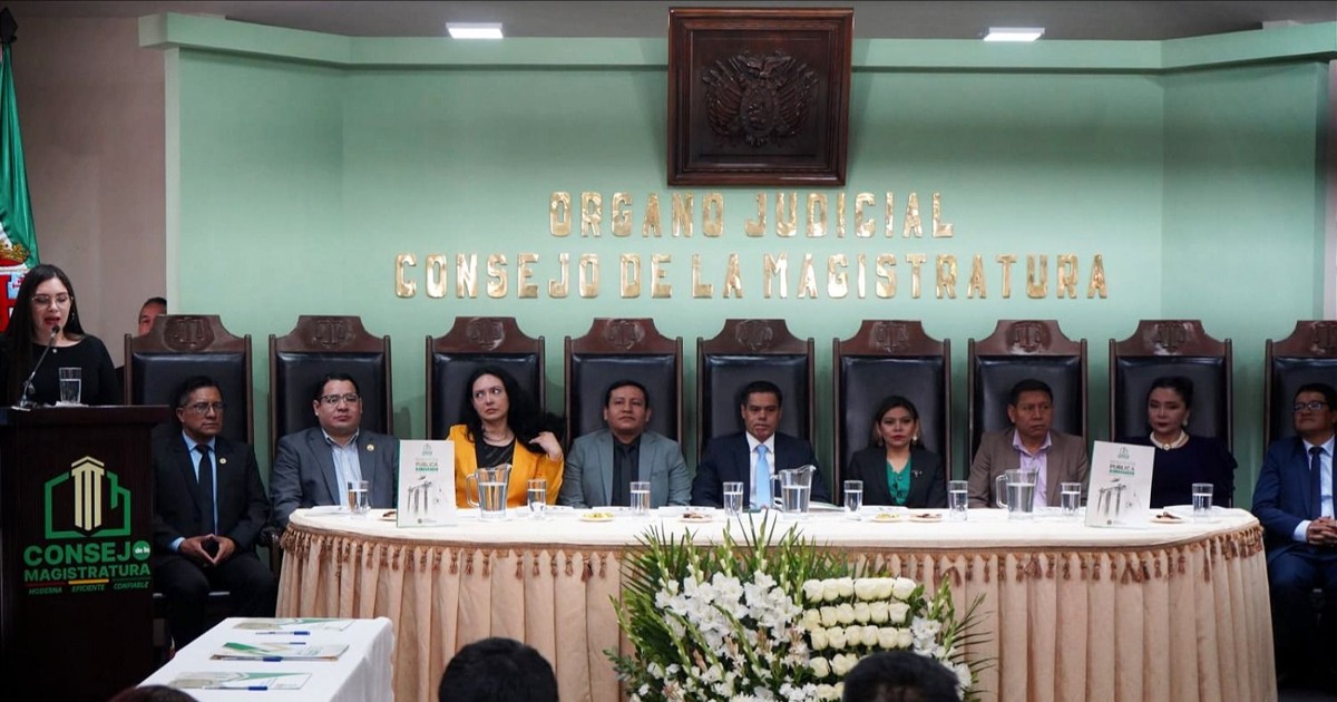 Fiscal General participa en rendición de cuentas del Consejo de la Magistratura en La Paz