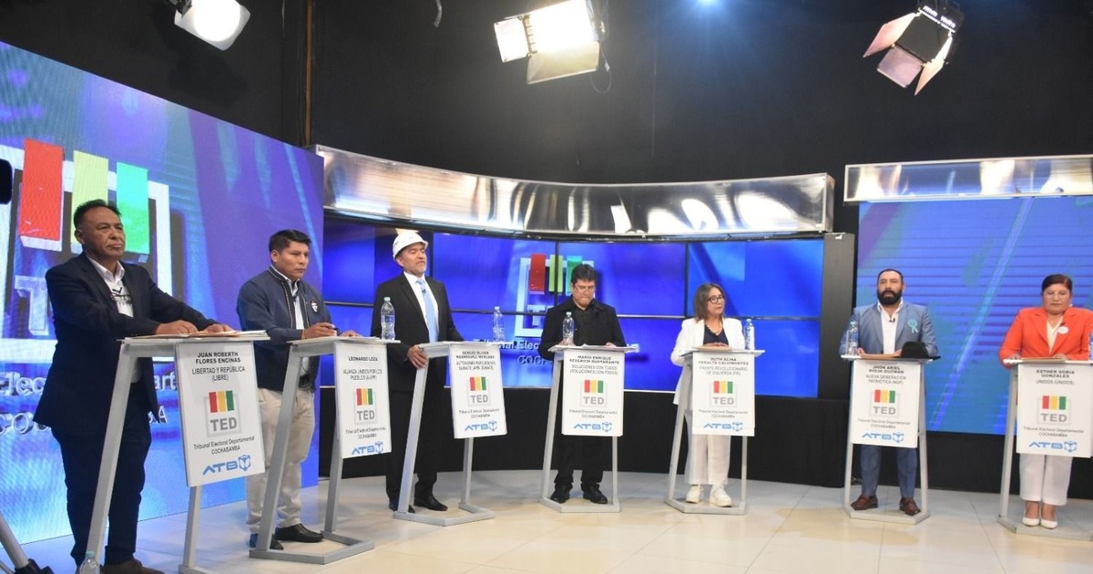 Candidatos en Cochabamba debaten salud educación y acceso al agua Candidatos en Cochabamba debaten salud educación y acceso al agua
