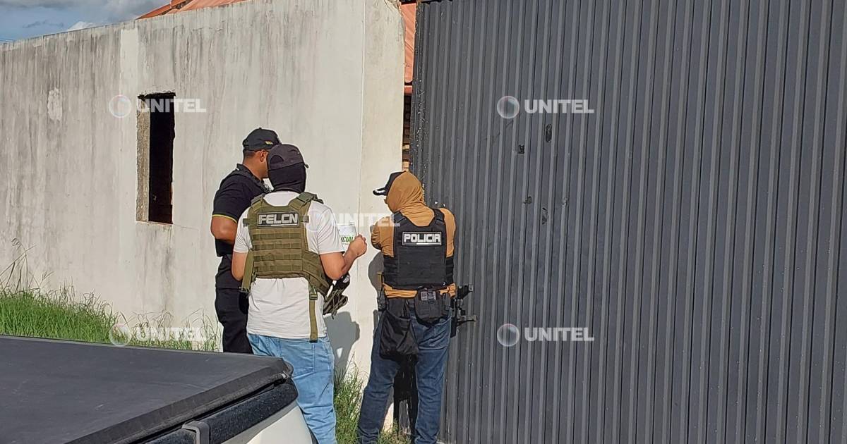 Policía allana aeródromo en Cotoca y dos inmuebles en Urubó por caso Marset