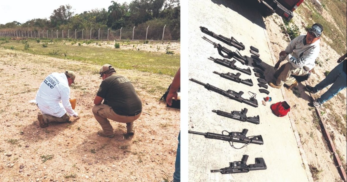 Policía encuentra depósitos de droga y armas en Coloradillo narcopista