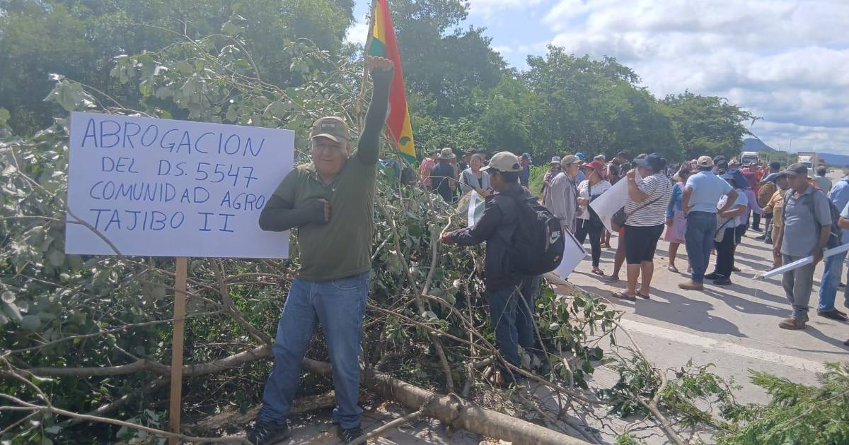 Productores en la Chiquitania anuncian cuarto intermedio en bloqueo desde este miércoles