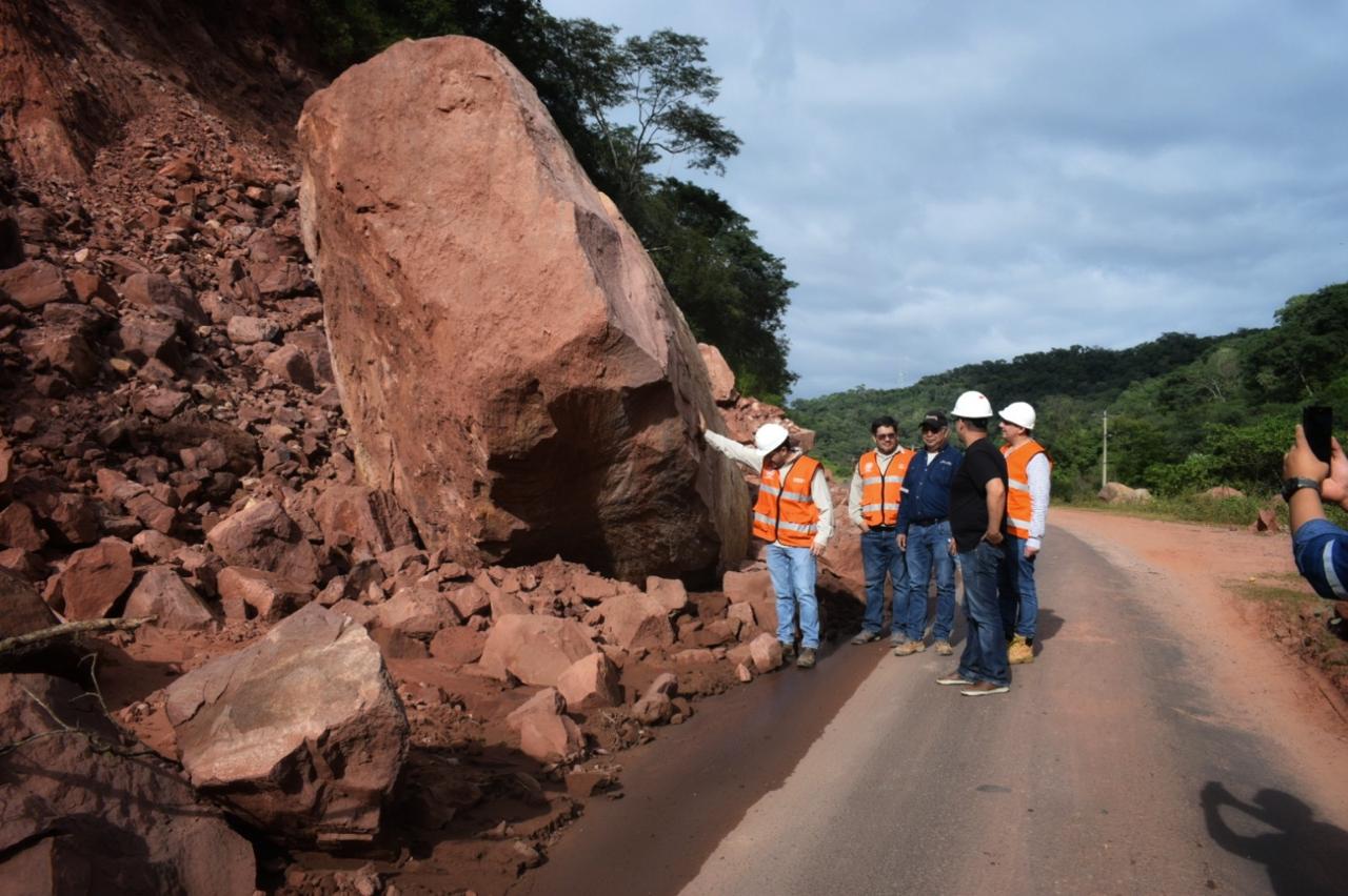 Ministerio de Transporte y ABC inspeccionan camino Tarija Entre Ríos Palos Blancos