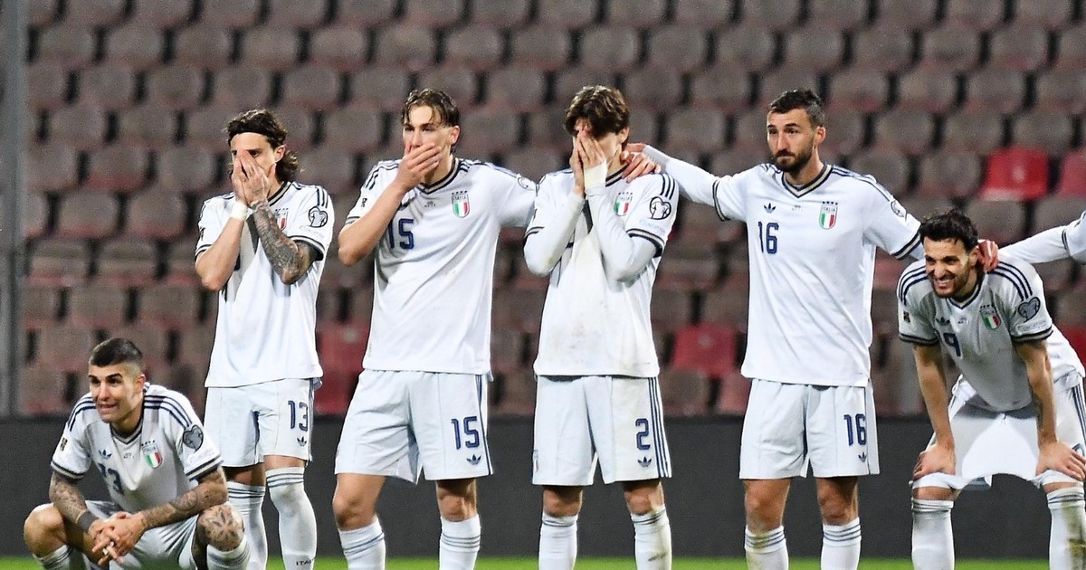 Italia queda fuera del Mundial por tercera vez consecutiva