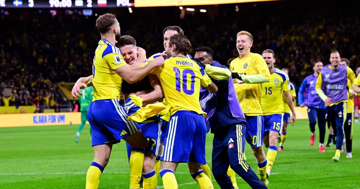 Suecia elimina a Polonia y deja a Lewandowski fuera del Mundial