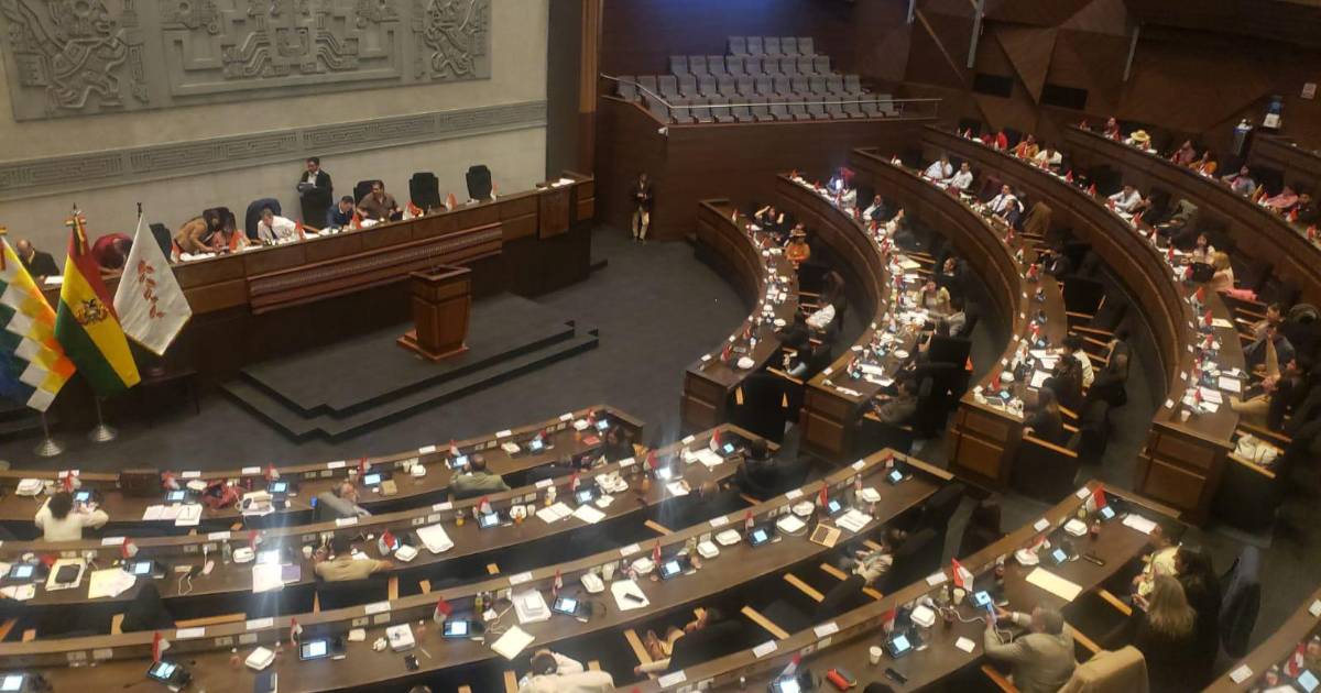 58 legisladores apoyan censura a Medinaceli en sesión dividida 58 legisladores apoyan censura a Medinaceli en sesión dividida