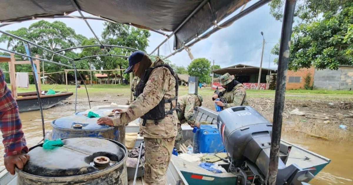 Cinco detenidos y un bote confiscado tras operativo antidroga en Beni con casi media tonelada de cocaína