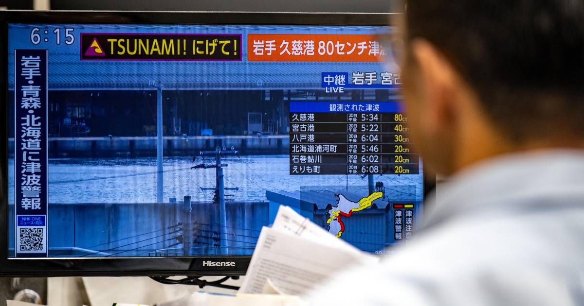 Terremoto de magnitud 7,5 sacude el norte de Japón y genera olas de hasta 80 cm