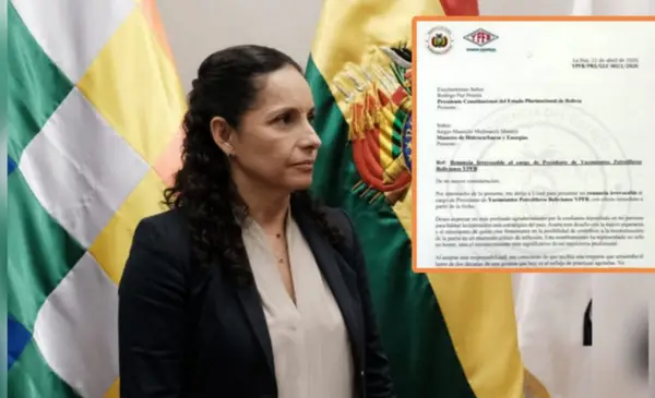 Claudia Cronenbold renuncia tras tres semanas al frente de YPFB por problemas estructurales profundos