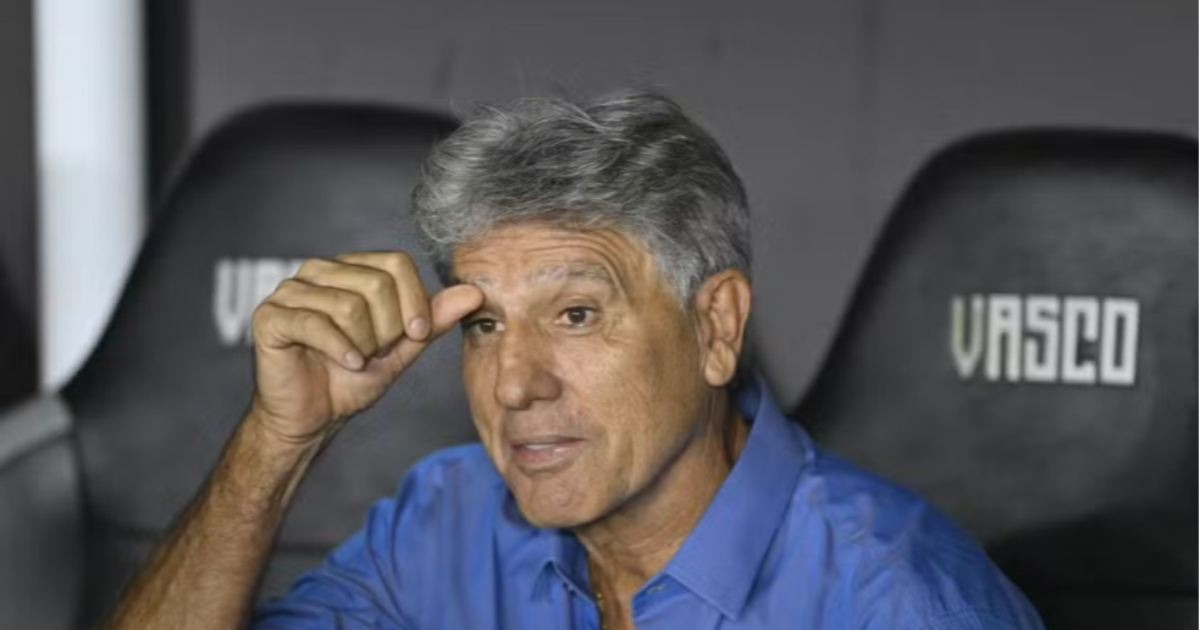 Conmebol sanciona con tres partidos de suspensión a Renato Gaúcho por no viajar a duelo de Copa Sudamericana