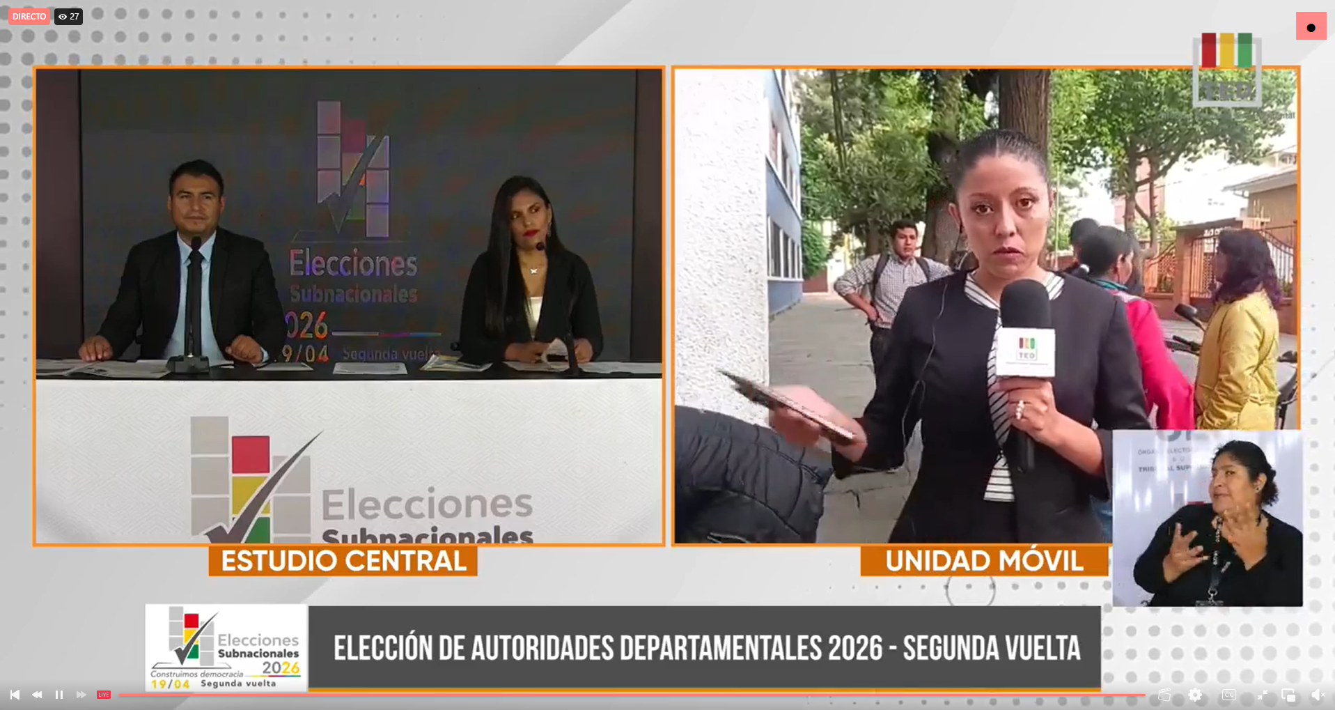 #TEDTARIJA: Inicio de la jornada electoral Subnacionales 2026 en Tarija