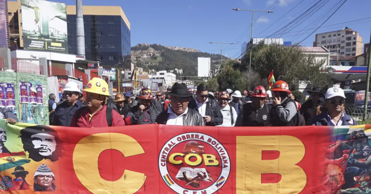 COB convoca a cabildo tras rechazo del Gobierno a incremento salarial del 20%