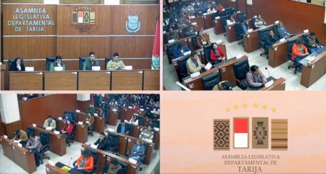 Asamblea Legislativa Departamental de Tarija entra en cuarto intermedio sin elegir mesa directiva por empate político
