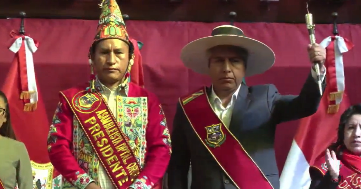 Édgar Sánchez asume como gobernador de Oruro para la gestión 2026-2031