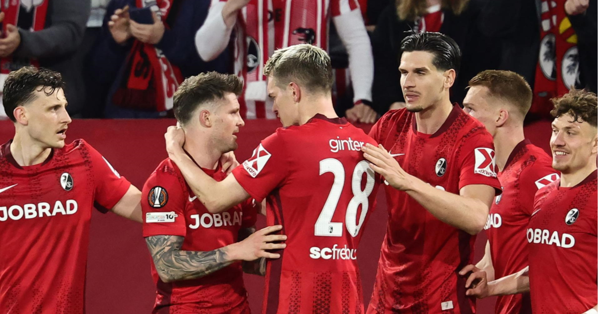 Friburgo remonta y se clasifica para su primera final continental tras vencer 3-1 al Braga