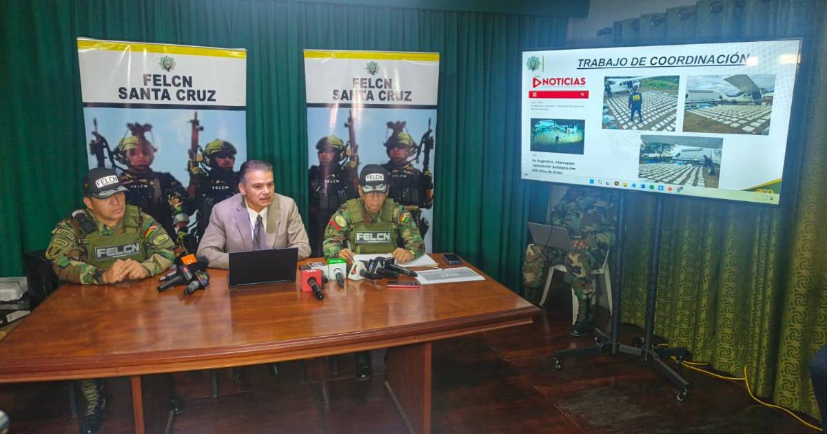 Bolivia, Argentina y la DEA desarticulan ruta aérea de 400 kilos de cocaína vinculada a “Pepa”