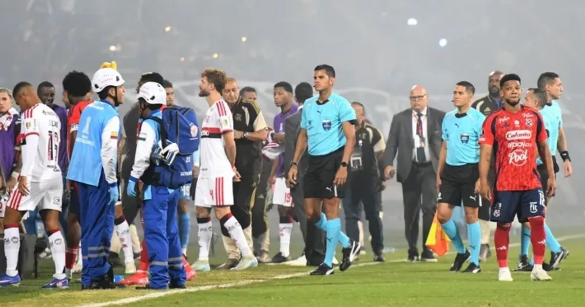Independiente Medellín y Flamengo deben presentar descargos tras graves incidentes en Copa Libertadores