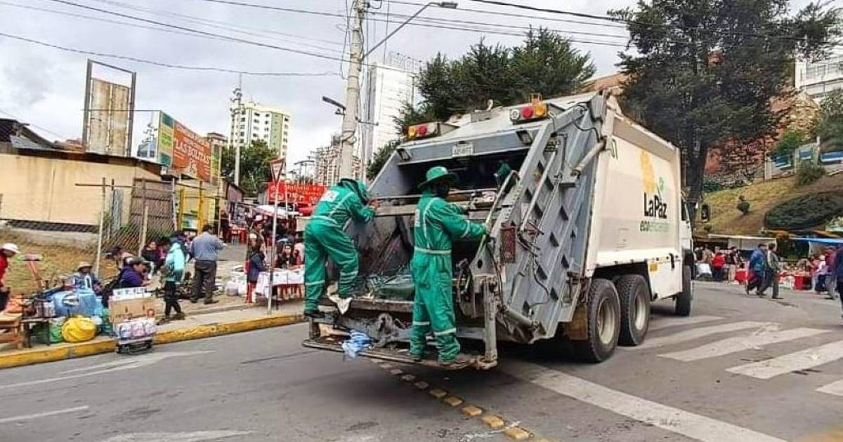 La Alcaldía de La Paz suspende temporalmente el servicio de recojo de basura por falta de combustible