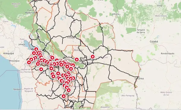 Cochabamba lidera bloqueos activos desde junio, superando a La Paz Cochabamba lidera bloqueos activos desde junio, superando a La Paz