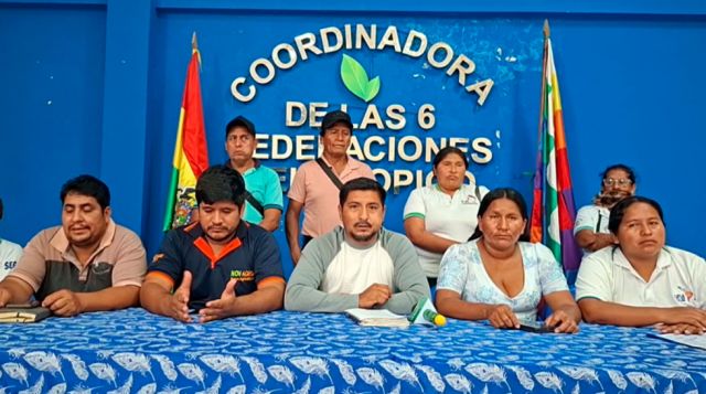 Coordinadora del Trópico de Cochabamba se declara “escudo humano” para defender a Evo Morales ante posible operativo “Delta Ñ”
