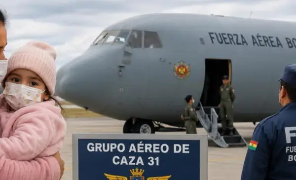 FAB habilita vuelo solidario para trasladar de emergencia a niña con cáncer desde Oruro a La Paz FAB habilita vuelo solidario para trasladar de emergencia a niña con cáncer desde Oruro a La Paz