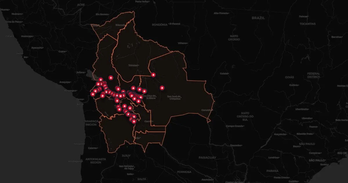 Protestas en Bolivia llegan al día 44 con 68 bloqueos en cinco departamentos, Cochabamba como epicentro