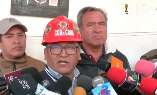 COD Cochabamba acusa a Evo Morales de politizar movilizaciones obreras y pide a la COB enfocarse en soluciones