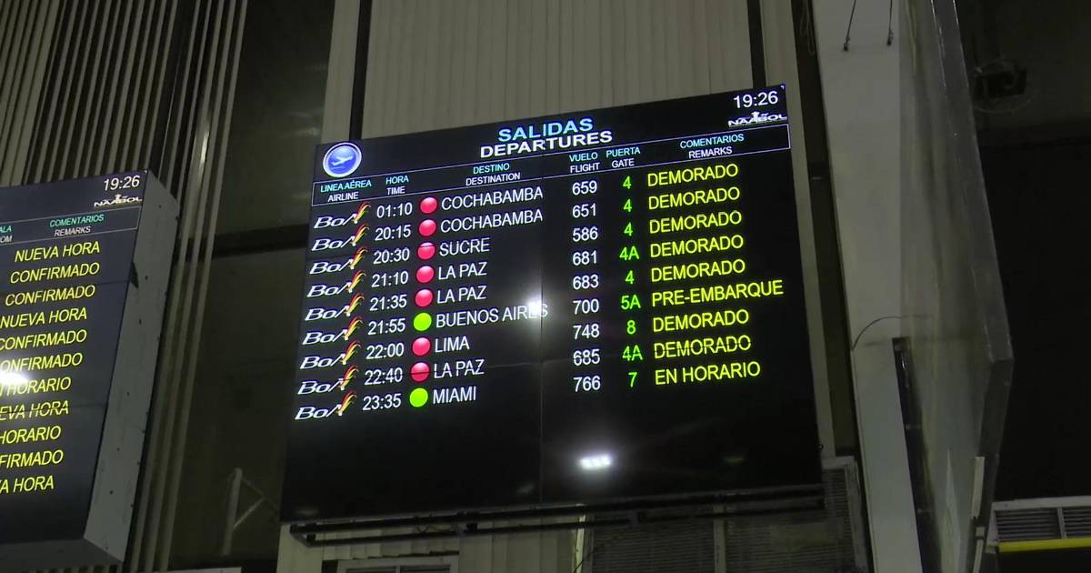 Reclamos por alza del 20% en tarifas y retrasos afectan a viajeros en aeropuertos de Cochabamba y Santa Cruz
